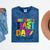 2025 Last Day Of School Autograph Kindergarten Graduation Mineral Wash Tshirts Mineral Navy