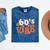 60's Vibe Retro Nostalgia Classic Mixtape Era 1960s Party Mineral Wash Tshirts Mineral Navy