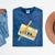 80's 90's Retro Music Party Costume Nostalgia Cassette Mineral Wash Tshirts Mineral Navy