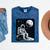 Aesthetic Spaceman Astronaut On The Moon Space Introvert Mineral Wash Tshirts Mineral Navy