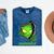 Alien Face Ew People UFO Introvert Meme Men Women Kids Mineral Wash Tshirts Mineral Navy