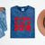 & Red Class Of 2018 Senior Graduation T Shirt Mineral Wash Tshirts Mineral Navy
