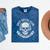 Anti Social Club Official Member Introvert Crest Mineral Wash Tshirts Mineral Navy