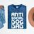 Anti-Social Dog Dad Quote For Anti Social Introvert Persons Mineral Wash Tshirts Mineral Navy