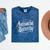 ANTISOCIAL BUTTERFLY Introvert Mineral Wash Tshirts Mineral Navy