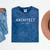 Architect Est 2024 Architecture School Student Graduation Mineral Wash Tshirts Mineral Navy