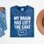 My Brain Has Left The Chat Introvert Quote Mineral Wash Tshirts Mineral Navy My Brain Has Left The Chat Introvert Quote Mineral Wash Tshirts Mineral Navy