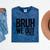Bruh We Out 8th Graders Eighth Grade Graduation Class 2026 Mineral Wash Tshirts Mineral Navy