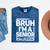 Bruh I'm A Senior 26 Class Of 2026 School Graduation Mineral Wash Tshirts Mineral Navy