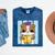 Bulldog Anime Pup Graduation Mineral Wash Tshirts Mineral Navy