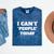 I Can't People Today Anti-Social Introvert Mineral Wash Tshirts Mineral Navy