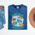 Cartoon Sarcasm Anti-Social Nihilism Introvert Fish Mineral Wash Tshirts Mineral Navy