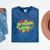 Cartoons Retro 18 Years Later Groovy Pop Art Nostalgia Mineral Wash Tshirts Mineral Navy