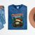 Christmas Movies Chill Retro VHS Holiday Nostalgia Mineral Wash Tshirts Mineral Navy