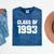 Class Of 1993 High School College Graduation Reunion T-Shirt Mineral Wash Tshirts Mineral Navy