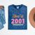 Class Of 2001 Meetup School Graduation Reunion Mineral Wash Tshirts Mineral Navy