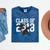 Class Of 2018 Graduation Dabbing Panda Bear Mineral Wash Tshirts Mineral Navy