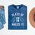 Class Of 2018 Shirt Graduate Nailed It Graduation Mineral Wash Tshirts Mineral Navy