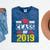 Class Of 2019 Graduation Senior High School College Mineral Wash Tshirts Mineral Navy