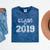 Class Of 2019 Graduation For Him Her Senior Class Mineral Wash Tshirts Mineral Navy