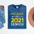 Class Of 2021 Senior Graduation Sunflower Mineral Wash Tshirts Mineral Navy