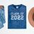 Class Of 2022 Senior Graduation Student Mineral Wash Tshirts Mineral Navy