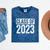 Class Of 2023 Shirt Senior 2023 Graduation Mineral Wash Tshirts Mineral Navy