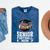 Class Of 2024 Graduation Senior Football Mom 2024 Mineral Wash Tshirts Mineral Navy