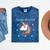 Class Of 2024 Graduation Year Unicorn Tee Shirt Mineral Wash Tshirts Mineral Navy