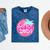 Class Of 2024 Senior Pink Retro Classic Girl Grad Graduation Mineral Wash Tshirts Mineral Navy