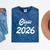 Class Of 2026 Graduation School Spirit Her Senior Class Mineral Wash Tshirts Mineral Navy