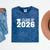 Class Of 2026 Graduation School Vintage Spirit Senior 2026 Mineral Wash Tshirts Mineral Navy