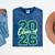 Class Of 2026 Graduation Varsity Green And On The Back Mineral Wash Tshirts Mineral Navy
