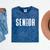 Class Of 2026 Senior Themed Graphic Art Graduation Mineral Wash Tshirts Mineral Navy