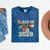Class Of 2028 High School Graduation Senior 2028 Mineral Wash Tshirts Mineral Navy