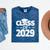 Class Of 2029 Shirt For Elementary Kids Graduation Mineral Wash Tshirts Mineral Navy