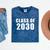 Class Of 2030 T Shirt Cute Kindergarten Graduation T Mineral Wash Tshirts Mineral Navy