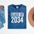 Class Of 2034 Shirt Senior 2034 Graduation Mineral Wash Tshirts Mineral Navy
