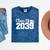 Class Of 2039 Senior 2039 Kindergarten To Graduation Mineral Wash Tshirts Mineral Navy