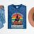 Classic Western Nostalgia Cowboy Sunset Mineral Wash Tshirts Mineral Navy