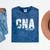 CNAs Graduation Shirt CNA Est 2019 Mineral Wash Tshirts Mineral Navy