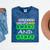 College High School Graduation Senior 2018 TShirt Mineral Wash Tshirts Mineral Navy
