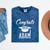 Congrats 2018 Adam College High School Graduation Mineral Wash Tshirts Mineral Navy