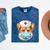 Corgi Dog Nurse RN Nursing School Graduation Mineral Wash Tshirts Mineral Navy