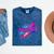 Cowabunga Retro 80s 90s Nostalgia Slang Neon Grunge Art Mineral Wash Tshirts Mineral Navy