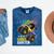 I Crushed Kindergarten Monster Truck Graduation Boys Small Mineral Wash Tshirts Mineral Navy