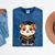 Cute Hamster Graduation Mineral Wash Tshirts Mineral Navy