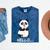 Cute Introvert Vibes – Panda Hello & Goodbye Mineral Wash Tshirts Mineral Navy