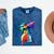 Dabbing Graduation Women Mineral Wash Tshirts Mineral Navy