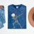 Dabbing Skeleton Nurse Halloween Graduation Mineral Wash Tshirts Mineral Navy